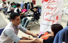 Ngày hội hiến máu "Lửa hồng yêu thương"