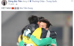 Các tuyển thủ U23 Việt Nam vỡ òa trên... facebook