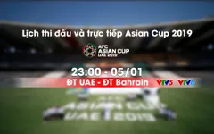 Lịch thi đấu và trực tiếp Asian Cup 2019 ngày 05/01: Chủ nhà ra quân