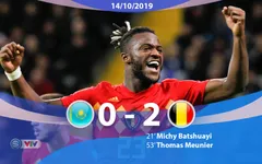ĐT Kazakhstan 0-2 ĐT Bỉ: Sao Chelsea tỏa sáng (Bảng I, Vòng loại EURO 2020)