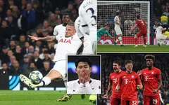 Kết quả UEFA Champions League: Bayern Munich vùi dập Tottenham với tỉ số 7-2