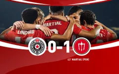 Partizan Belgrade 0-1 Man Utd: Martial ghi bàn duy nhất, Man Utd thắng nhọc (Bảng L Europa League)