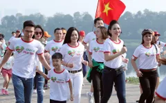 Lương Nguyệt Anh, MC Mỹ Vân chạy ủng hộ trẻ em bị bệnh tim