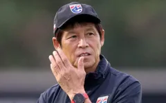 HLV Nishino của ĐT Thái Lan lạc quan trước chuyến làm khách ở "chảo lửa" Bukit Jalil