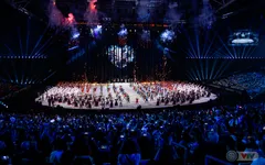 ẢNH: Lễ khai mạc SEA Games 30 đơn giản nhưng đậm màu sắc và giàu ý nghĩa