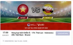 Hôm nay (10/3), mở cổng bán vé online xem U23 Việt Nam tại vòng loại U23 châu Á 2020