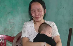 Vợ bệnh não ôm 3 con thơ bất lực nhìn chồng sắp mù