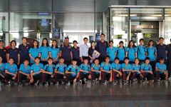 Đội tuyển U15 nữ Việt Nam về nước, khép lại chuyến thi đấu giải U15 nữ ĐNA 2019