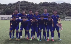 U15 Việt Nam thua 0-5 ở trận đấu tập đầu tiên ở Nhật Bản