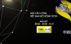 Đài THVN tường thuật trực tiếp giải cầu lông Việt Nam mở rộng 2019