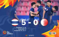 VIDEO Highlights: U23 Thái Lan 5-0 U23 Bahrain (Bảng A VCK U23 châu Á 2020)