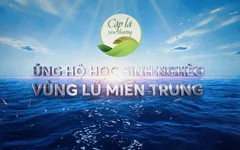 Cùng "Cặp lá yêu thương" ủng hộ trẻ em nghèo vùng lũ