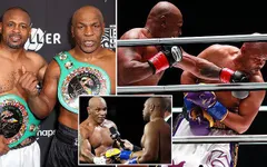 Tay đấm Mike Tyson hòa kịch tính ngày tái xuất