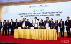 Lễ công bố và ký kết hợp tác tổ chức các hoạt động truyền thông thể thao trường học giai đoạn 2020 – 2025