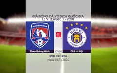 VIDEO Highlights: Than Quảng Ninh 0-4 CLB Hà Nội (Vòng 7 Giải đoạn 2 LS V.League 1-2020)
