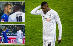 Con trai Thuram bị đuổi vì "phun mưa" vào mặt đối thủ