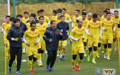 ĐT Việt Nam và U22 Việt Nam tập buổi cuối tại Hà Nội