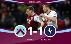Burnley 1-1 Tottenham: Cứu nguy nhờ phạt đền