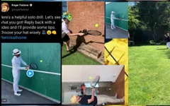Toàn cảnh thể thao đẩy lùi COVID-19: Federer gây sốt với clip tập luyện cùng... bức tường