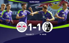 RB Leipzig 1-1 Freiburg: Chia điểm đáng tiếc