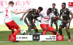 Cologne 2-2 Mainz 05: Hiệp 2 đầy kịch tính