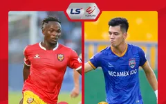[KT] Hồng Lĩnh Hà Tĩnh 1-1 Becamex Bình Dương: 2 bàn thắng trên chấm phạt đền