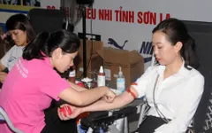 Tiếp nhận 559 đơn vị máu trong ngày hội hiến máu "Giọt hồng yêu thương" tại Sơn La