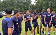 Nguyễn Anh Đức ra mắt đồng đội và BHL tại CLB Hoàng Anh Gia Lai