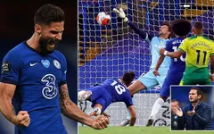 Chelsea 1-0 Norwich: Giroud tỏa sáng, Chelsea xây chắc vị trí thứ 3