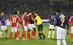 Tranh cãi xung quanh 2 tình huống không thổi phạt penalty trong trận CLB TP Hồ Chí Minh gặp CLB Hà Nội