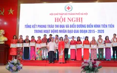 Hà Nội biểu dương 80 tập thể, cá nhân tiên tiến trong công tác nhân đạo