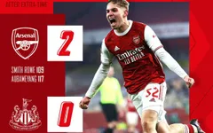 Arsenal 2-0 Newcastle: Pháo thủ nhọc nhằn vào vòng 4 FA Cup