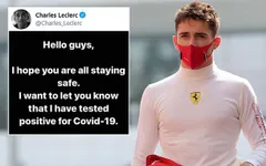 Tay đua Charles Leclerc nhiễm COVID-19