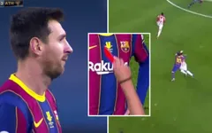 Messi lần đầu tiên nhận thẻ đỏ tại Barcelona
