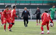 ĐT U23 Việt Nam tập buổi đầu tiên tại Bishkek, sớm bắt nhịp với chuyển động mới