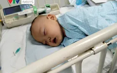Xót xa bé trai 1 tuổi 3 lần phẫu thuật tim bẩm sinh giành lại sự sống