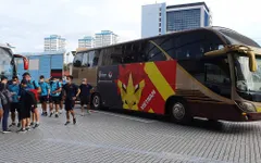 Những hình ảnh đầu tiên của ĐT Việt Nam khi đặt chân tới Singapore