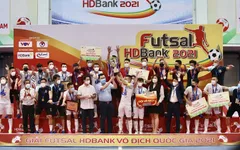 Bế mạc giải Futsal VĐQG 2021: Thái Sơn Nam lần thứ 6 đăng quang ngôi vô địch