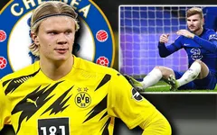 Chelsea hy sinh "bom tấn", muốn đổi Werner lấy Haaland