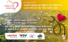 Khám sàng lọc tim bẩm sinh miễn phí cho trẻ em tại tỉnh Điện Biên