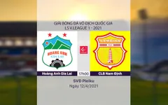 VIDEO Highlights: Hoàng Anh Gia Lai 4-3 CLB Nam Định (Vòng 9 LS V.League 1-2021)