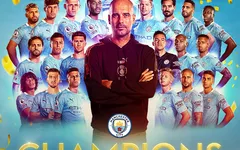 Vô địch sớm Ngoại hạng Anh, Man City đi vào lịch sử giải đấu