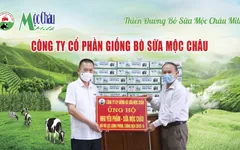 Mộc Châu Milk trao tặng hơn 50.000 sản phẩm sữa tươi tới người dân và lực lượng tuyến đầu phòng chống dịch
