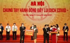 Geleximco và ABBANK trao 20 tỷ đồng đóng góp cho Quỹ vaccine phòng COVID-19