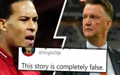 Virgil van Dijk chỉ  trích phóng viên đưa tin sai sự thật