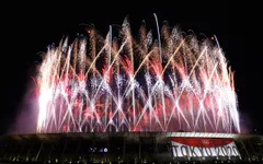 Màn pháo hoa tuyệt đẹp trong lễ khai mạc Olympic Tokyo 2020