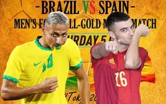 Brazil vs Tây Ban Nha: 18h30 hôm nay (7/8) trực tiếp trên VTV6, VTV9 và VTVGo | Chung kết bóng đá nam Olympic Tokyo 2020