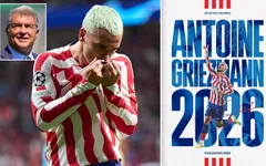 Bản hợp đồng "lắt léo" để Griezmann về Atletico Madrid