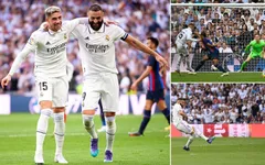 Hạ Barcelona trong trận Siêu kinh điển, Real Madrid chiếm ngôi đầu La Liga