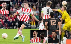 Hàng thủ tệ hại, Arsenal nhận trận thua trên sân của PSV